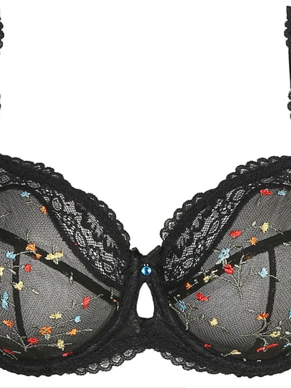 PrimaDonna Midnight Garden embroidered bra